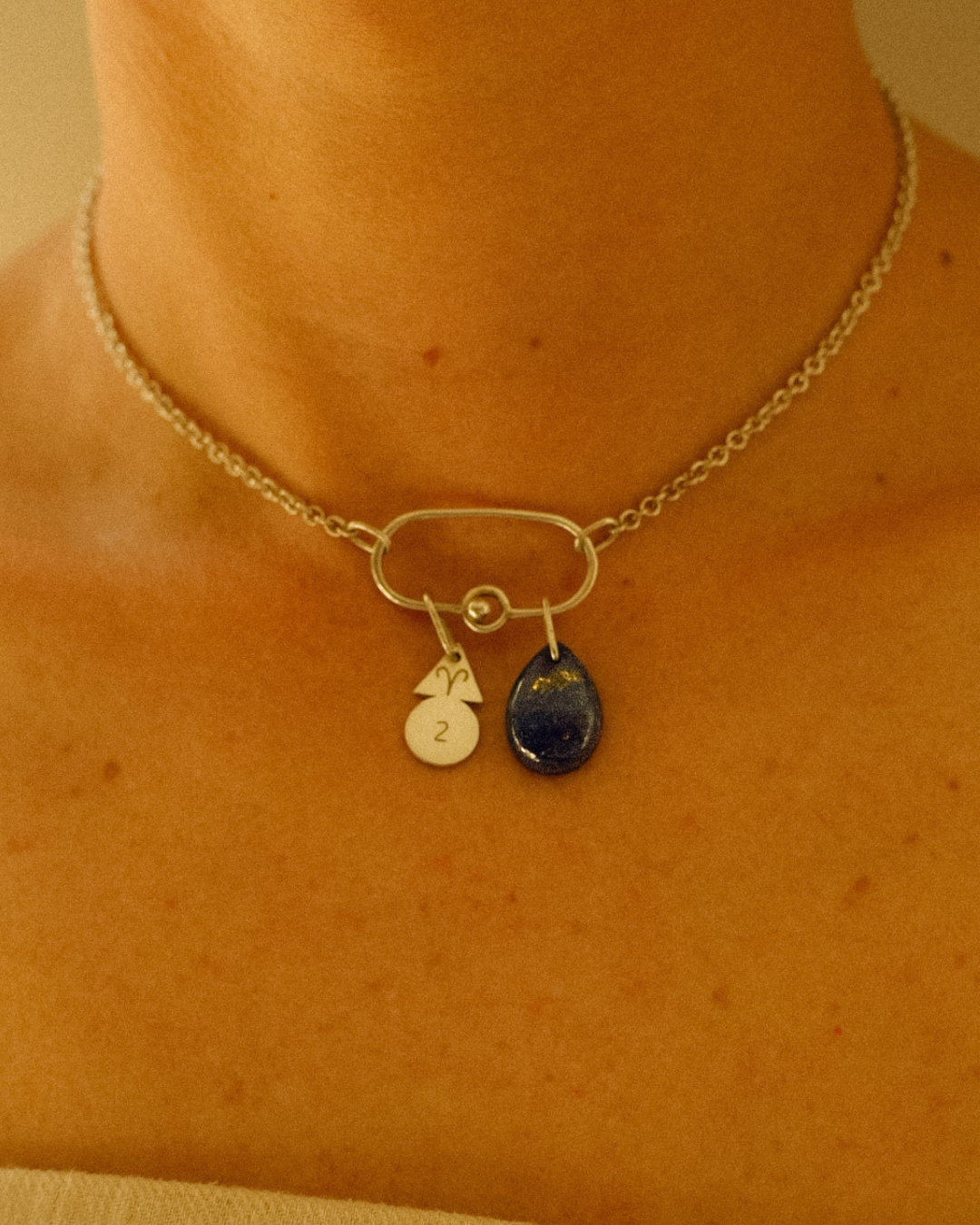 Collier Ovale — Le cœur sensible